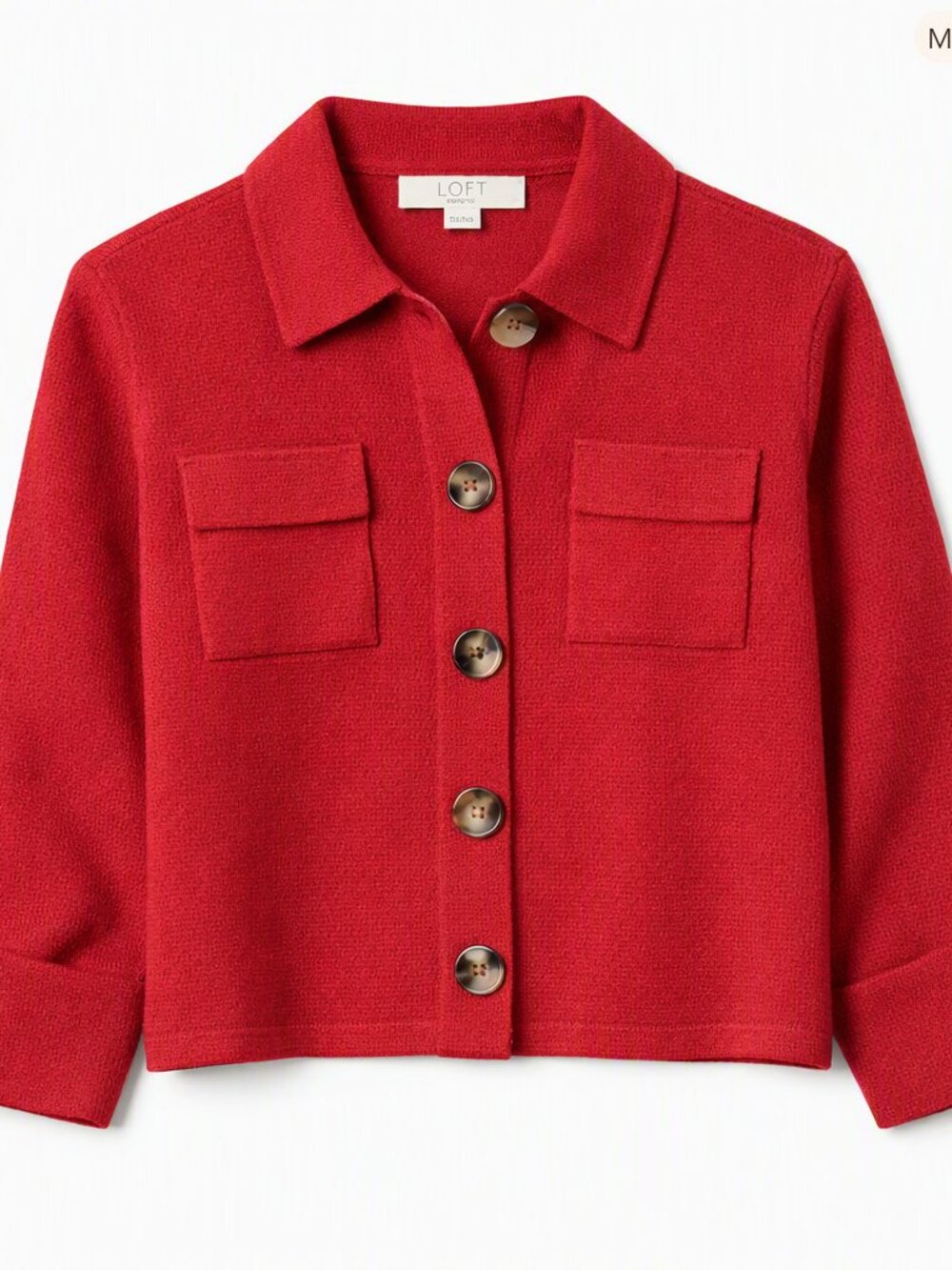 LOFT petites XXS cardigan/sweater in excellent condition. RED XXS Petite